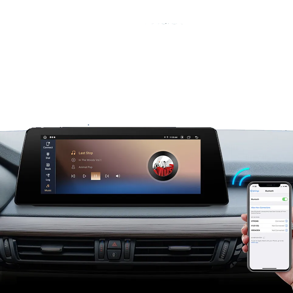 10.25-inch android 13 4g+64g multimedia system navigation touch screen gps radio dvd player For BMW X5 X6 F15 F16 2014-2018 NBT