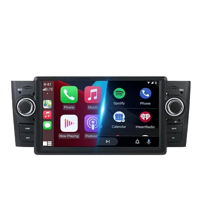 7" Inch Android 2 din car radio For Fiat Linea Grande Punto 2007-2012 Carplay Navigation Multimedia Player Stereo Head Unit