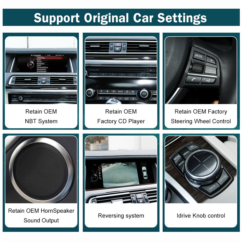 Road Top 12.3'' Wireless CarPlay Android Auto Car Multimedia Radio Linux Touchscreen For BMW 7 Series 2012-2015 F01/F02/F03 NBT