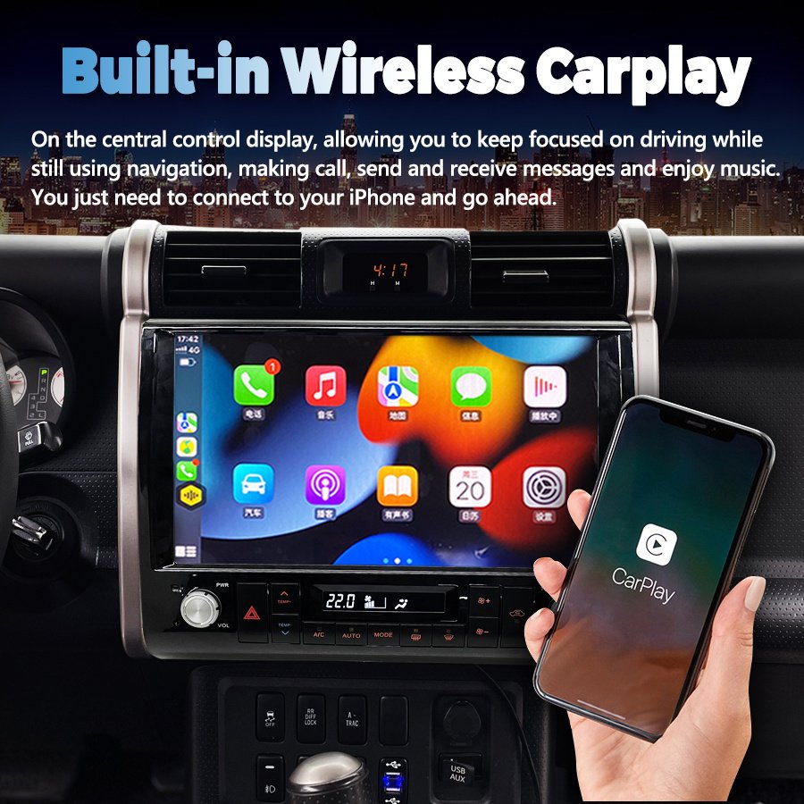 QLED 1920*720 Carplay Auto Car DVD Player GPS WIFI Bluetooth RDS Android Radio For Lexus GX460 2008-2023 2024 GX550