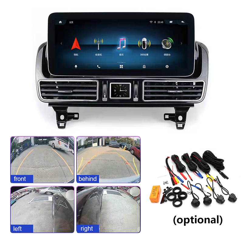 12.3inch Android Car Radio For Mercedes Benz GLS Class W218 2010-2017 Multimedia DVD Player Carplay GPS Navigation