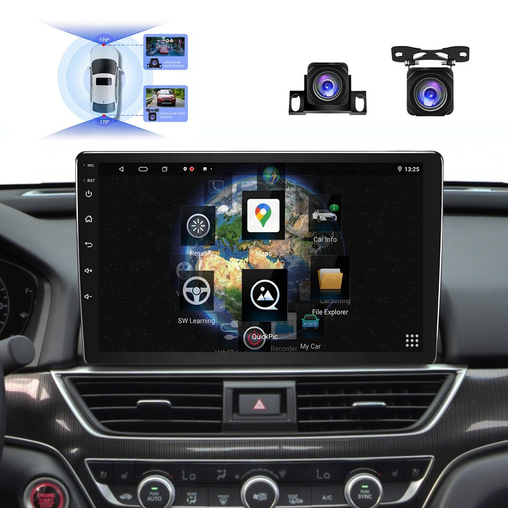 high quality9/10inch head unit Car Stereo radio 2DIN 2+32GB 1280*720 QLED GPS 4G Carplay wifi Android player