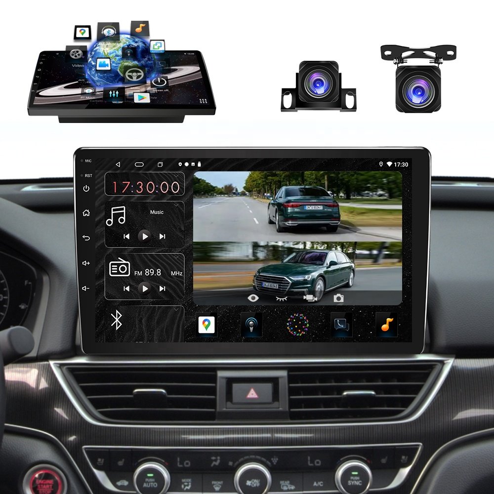 high quality9/10inch head unit Car Stereo radio 2DIN 2+32GB 1280*720 QLED GPS 4G Carplay wifi Android player