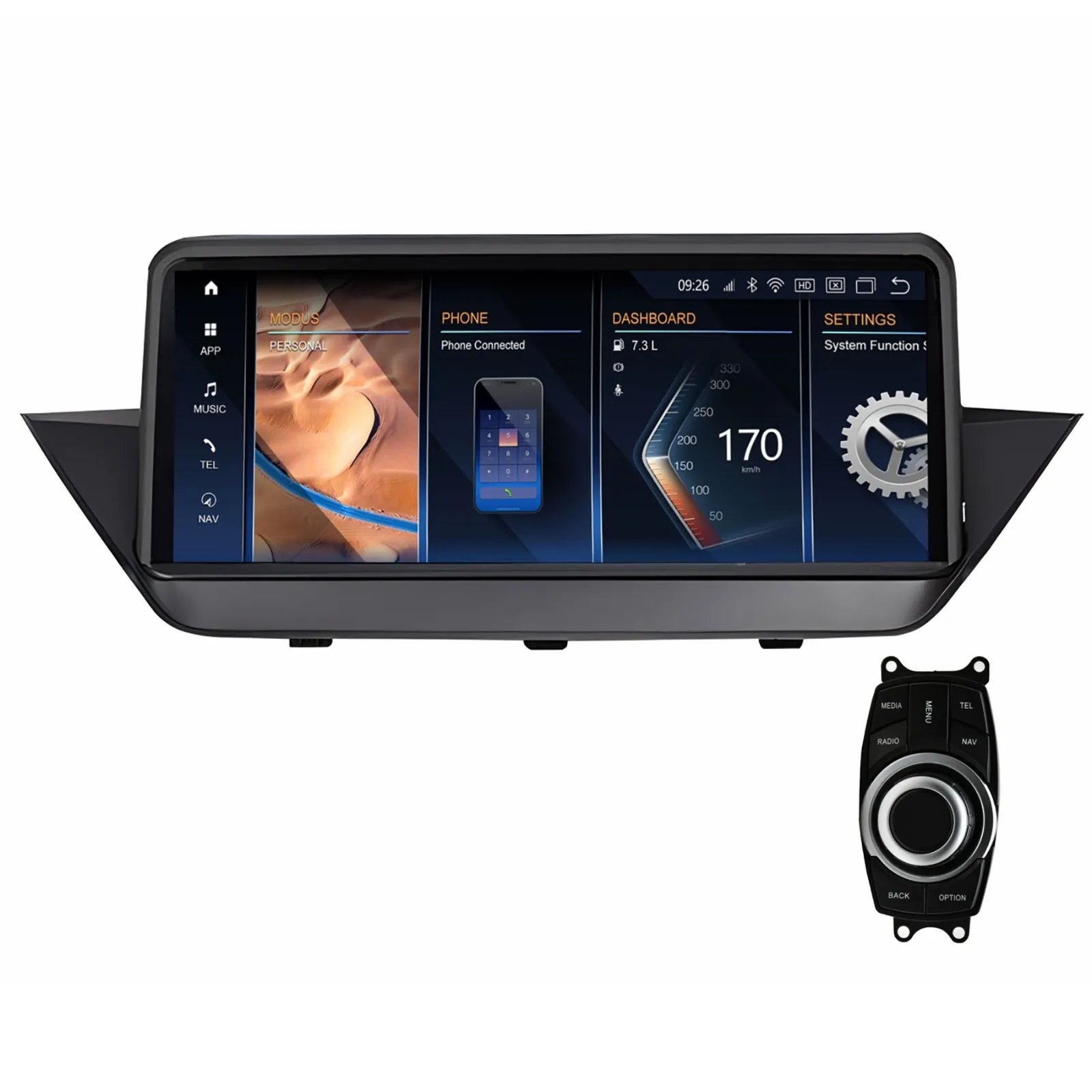 10.25" 8+128g android13 Car Radio Navigation DSP Wireless Carplay With Touch Screen For BMW Lower version X1 E84 2010-2015 CIC