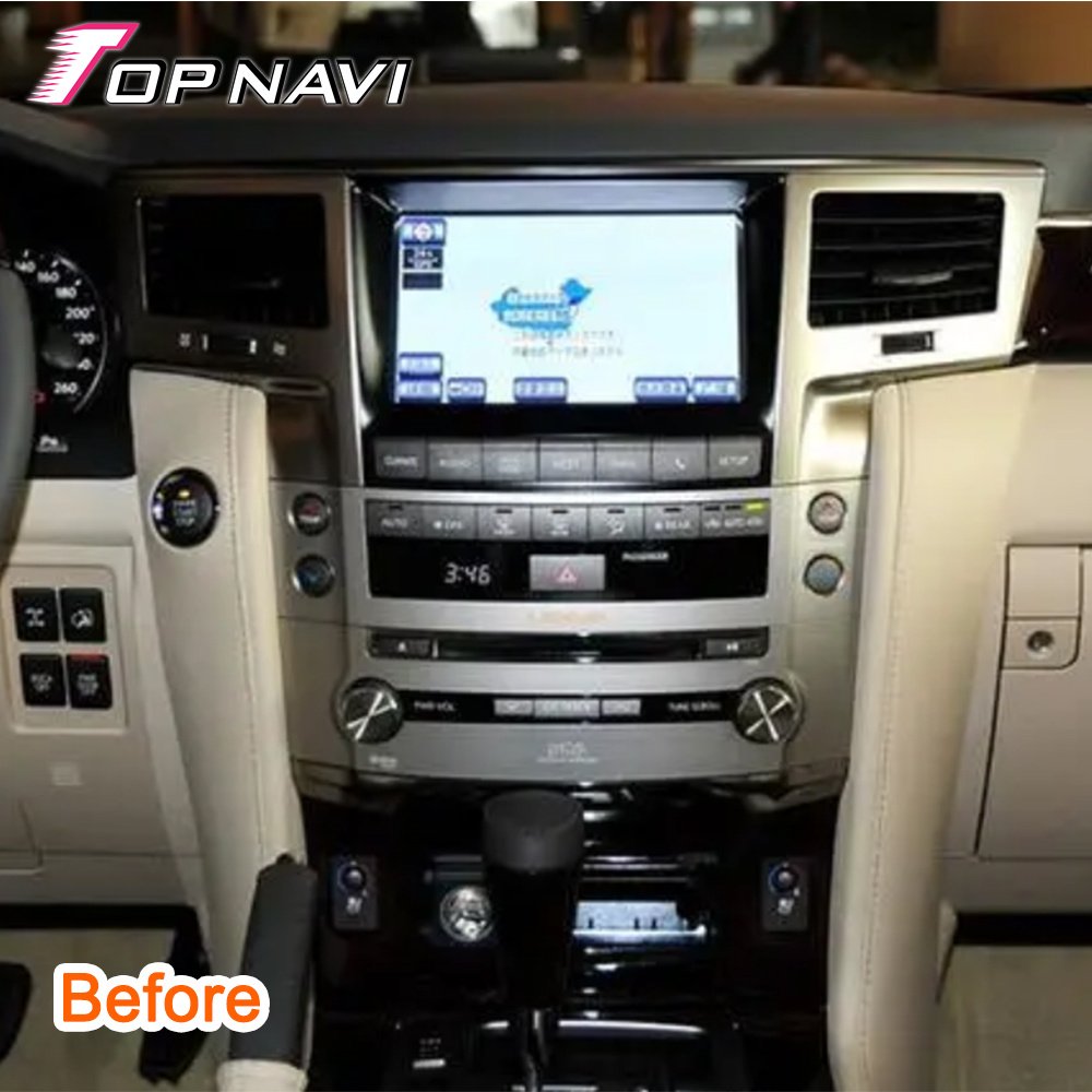 For LEXUS LX570 2008 - 2015 Double 2 Din Quad Octa-Core Headunit Device Android Radio Car Subwoofer Carplay GPS Steering Wheel