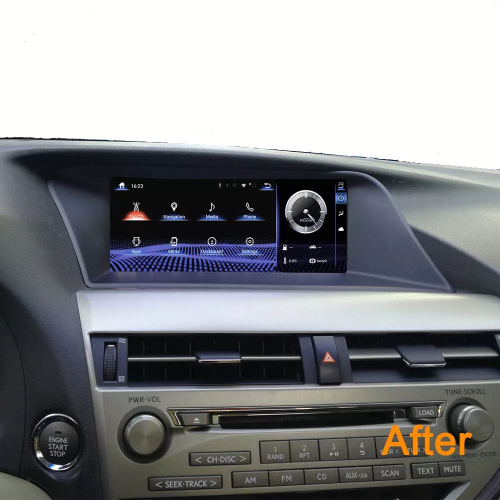 10.25" Snapdragon668s 4+64g android radio car dvd multimedia carplayer head unit For Lexus RX270 2009-2015 low version