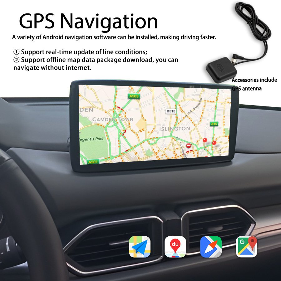 1920*720 Car Android 13 Screen Multimedia Video Player For Mazda CX5 cx-5 2017 2018 2019 CarPlay GPS Navigation Radio Autoradio