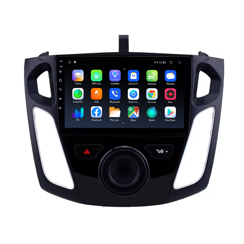 Android 9 inch 2+32GB Android 9.0 WIFI BT Car DVD Player ips screen For Ford Focus 2011-2015 Car Auto Radio