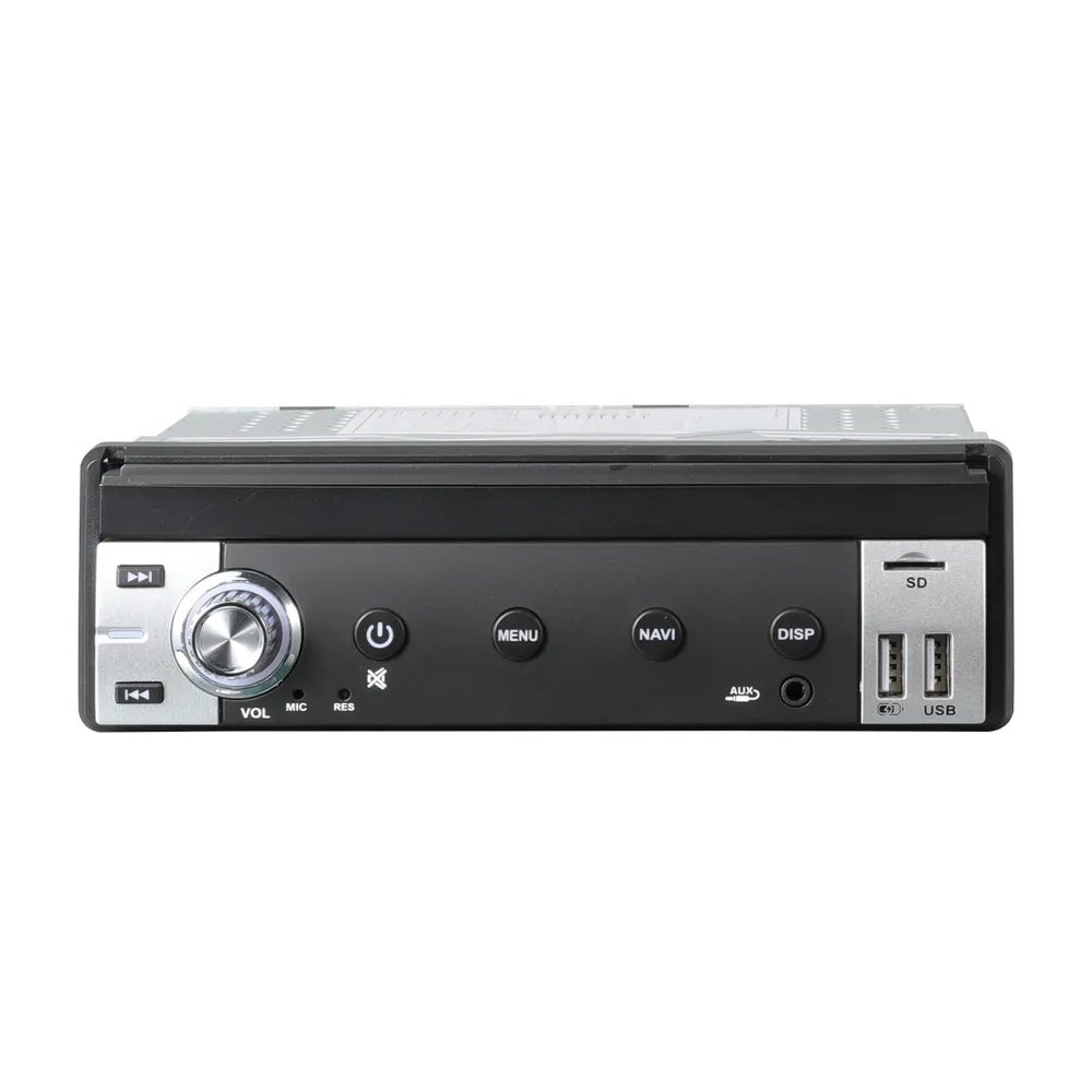 Android 7 Inch 1Din Automatic Retractable Radio 2+32G With Carplay GPS FM Support DVR 7 Color Backlight