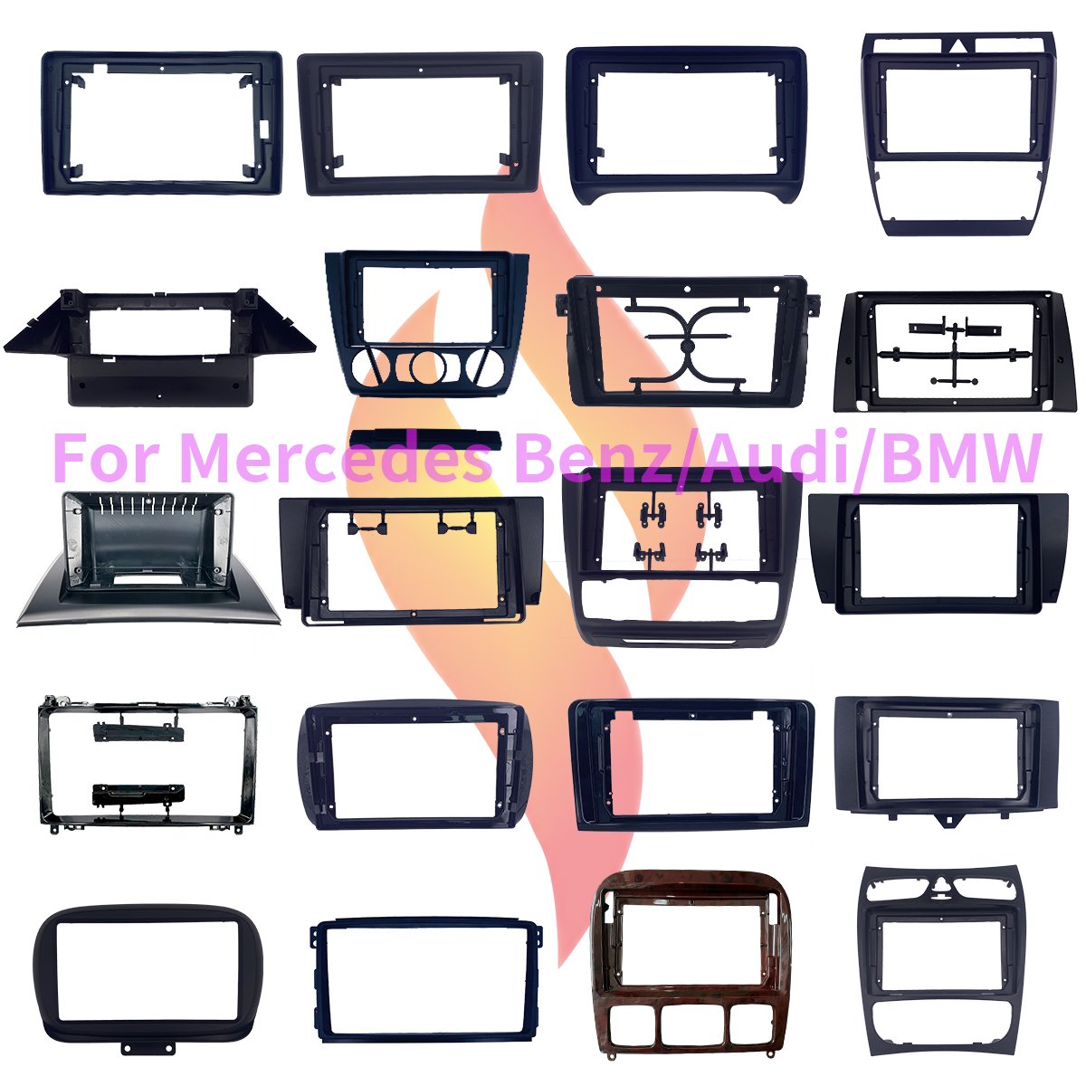 For Toyota Rav4 9 Inch Radio Navigation GPS Fascia DVD Player Frame Kit For 2006-2010 Toyota Rav4 Dash Kit