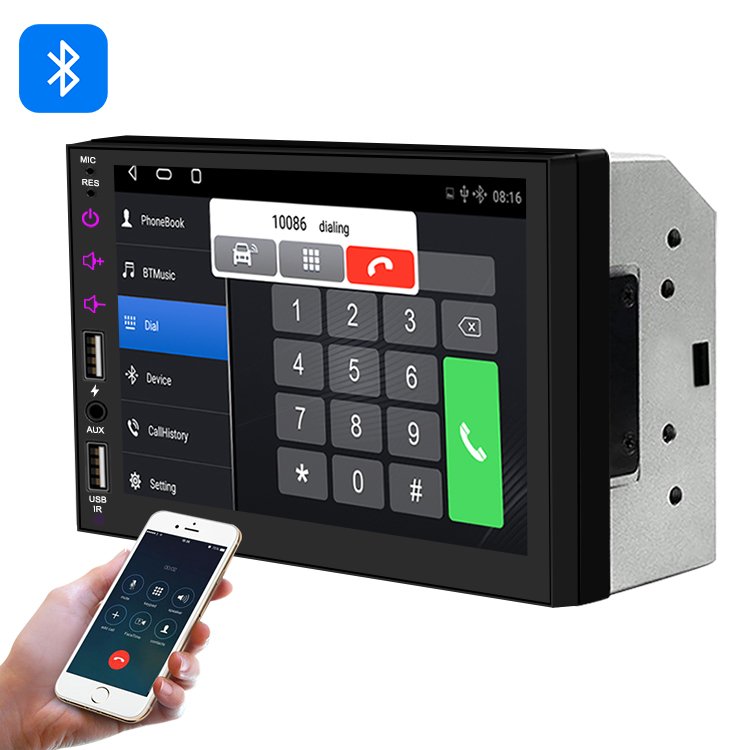 7 inch universal car audio player double din car radio