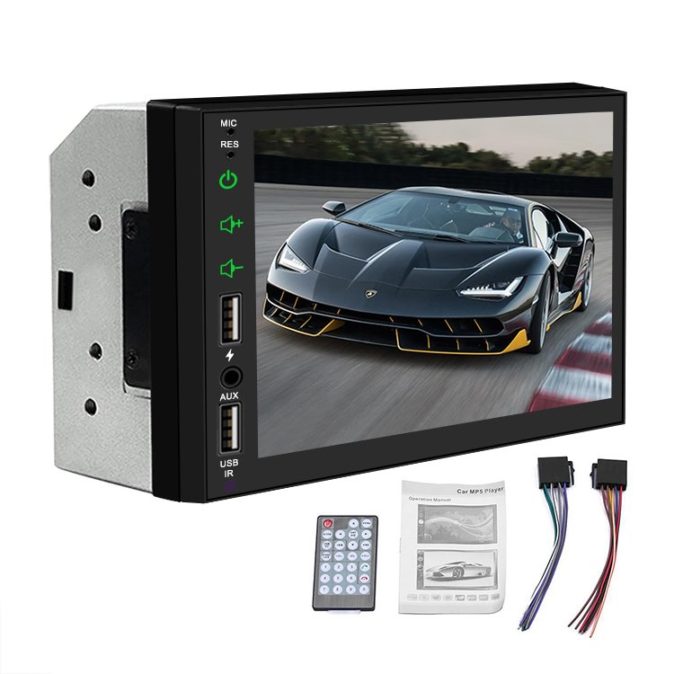 7 inch universal car audio player double din car radio