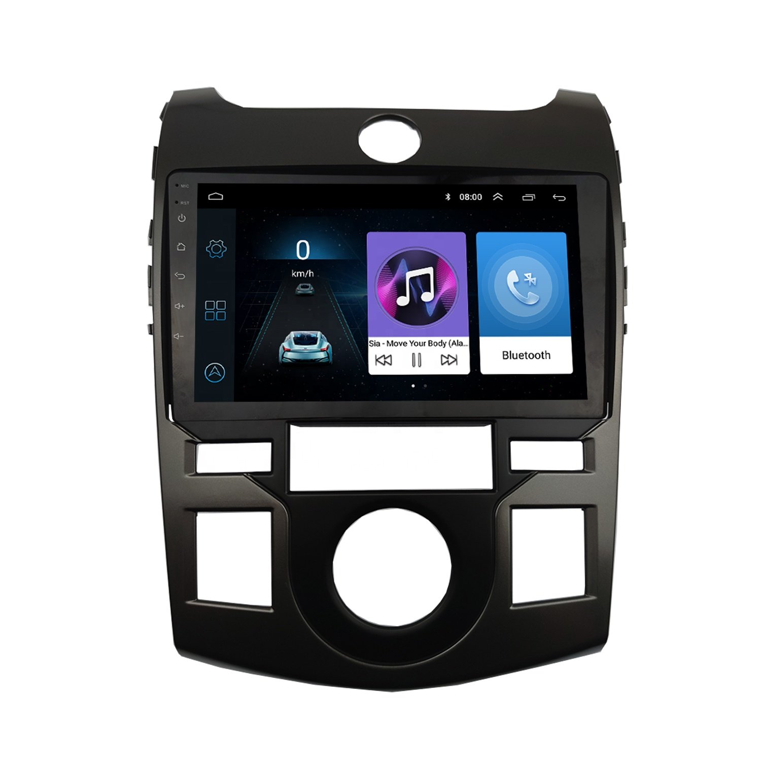 For KIA Cerato Koup (TD) Forte Koup (TD) 2009-2012 9INCH Car Radio Fascia Frame Stereo GPS DVD Player Install Panel Dash Kit