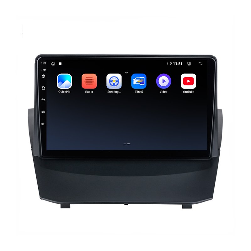 Android 10.0 Car GPS Navigation WIFI BT GPS FM Car Screen for Ford Fiesta 2009-2013 Car multimedia Head Unit