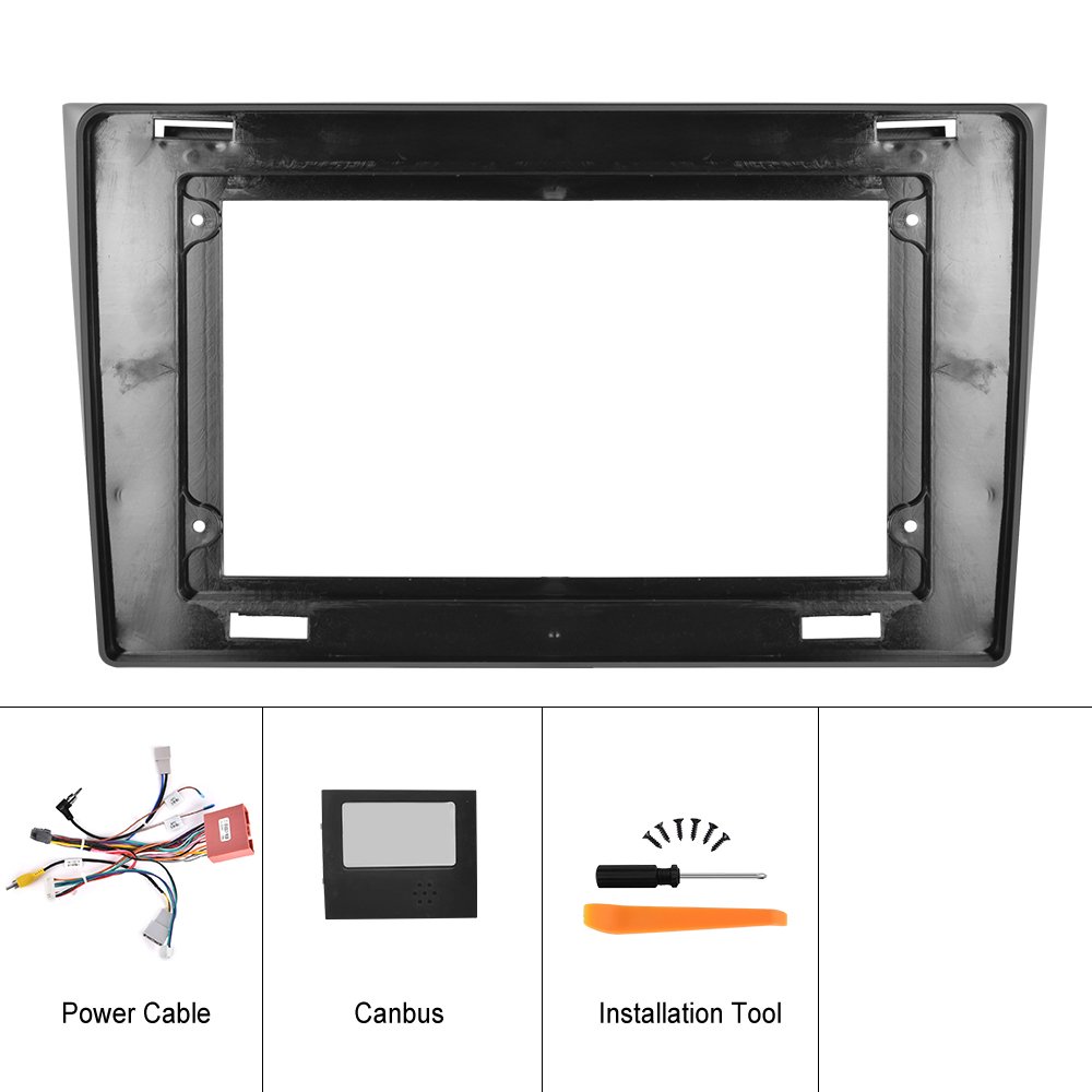 Podofo 10.1'' Android 2din car radio Plastic Frame For Mazda CX-9 2007-2015 Audio Dashboard Panel Center Console Holder