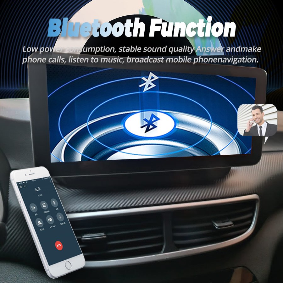 12.3inch 1920*720 Qled Screen Car Radio Android 13 Carplay For Hyundai Tucson 2019 2020 Stereo GPS Multimedia Radio Video Player