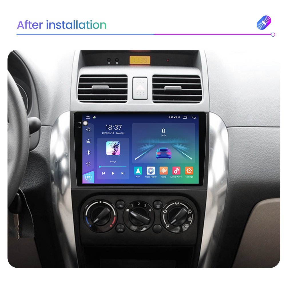 MEKEDE M6 Android 12 8core 8+256GB 2K DSP 2din GPS WIFI Car Radio stereo for Suzuki SX4 2006-2014