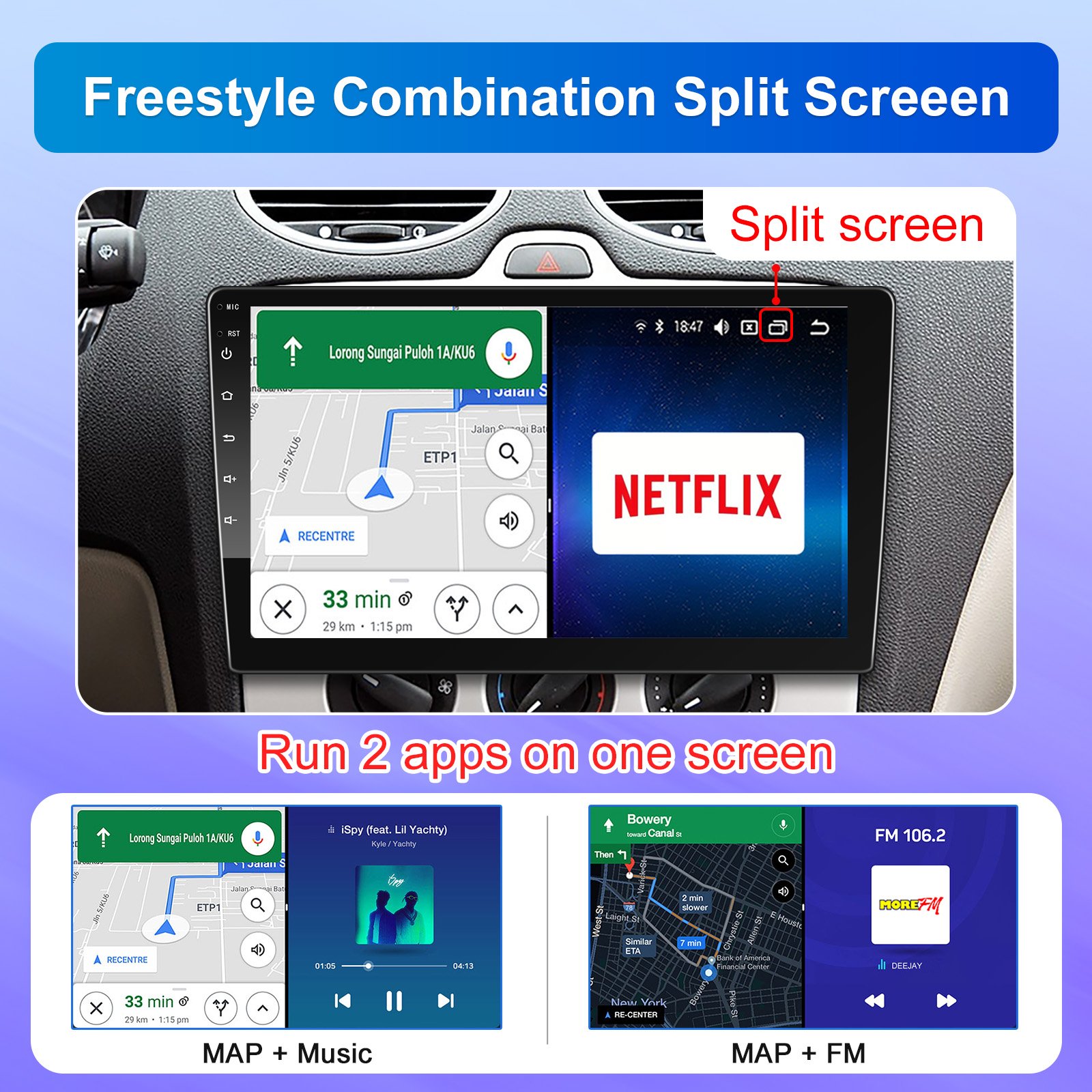 Supplier Universal Navigation & Gps Monitor Auto Electronics Radio Android Wireless Apple Carplay For Car DVD Player