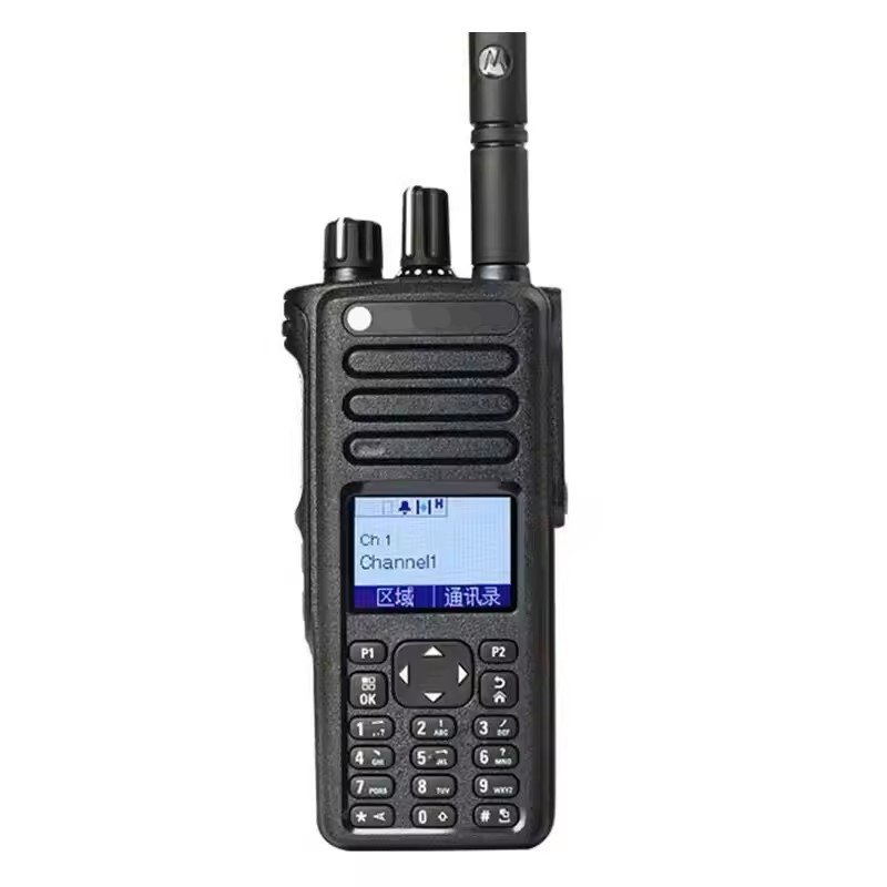 Original DGP8550 AES256 DMR Handheld Digital Two-Way Radio Walkie-Talkie 5km Ran GPS UHF/VHF 10W Output Power Intercom Function