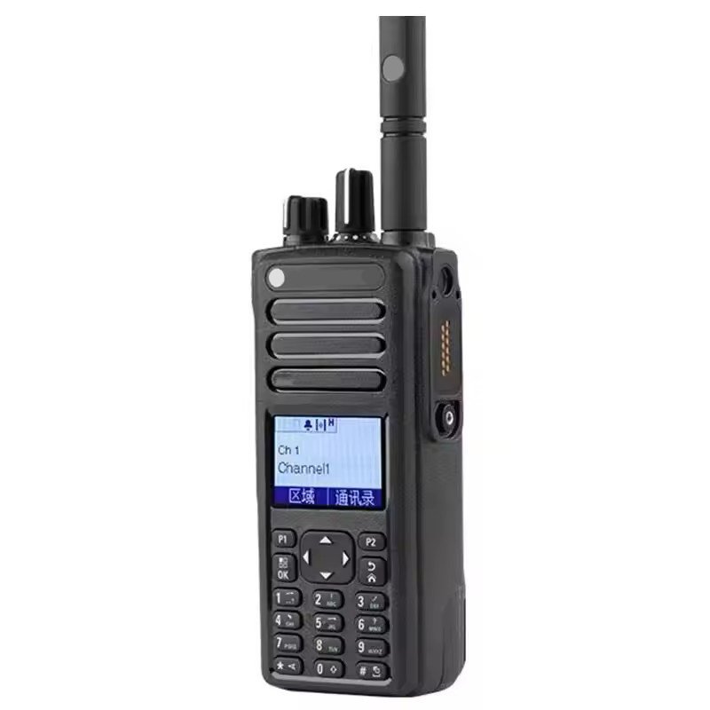 Original DGP8550 AES256 DMR Handheld Digital Two-Way Radio Walkie-Talkie 5km Ran GPS UHF/VHF 10W Output Power Intercom Function