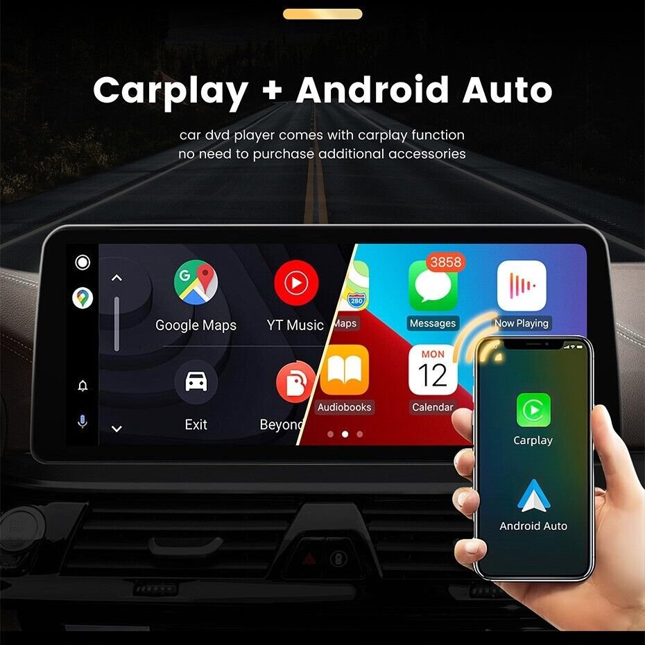 New 10.25" radio gps monitor Car DVD Player Android Auto Headunit Wireless Apple Carplay for BMW 5 Series F10 F11 11-17 CIC NBT
