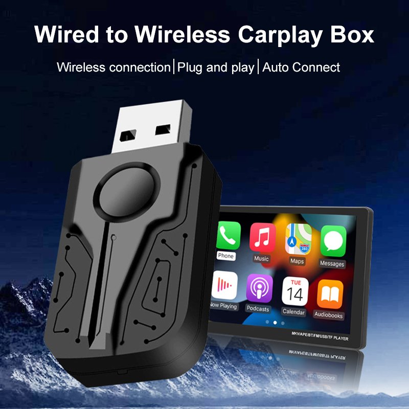Carplay Ai Box Android Auto usb Dongle smart media Adapter Netflix YouTube for Kia Lincoln Daewoo Subaru