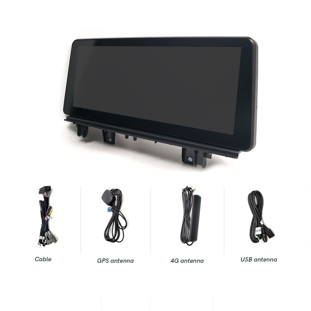 12.3Inch 8Core Hd1920*720 Screen Auto Carplay Android 14 For Bmw X1 F48 F49 EVO 2018 2019 Bt Gps 4Glte Wifi Radio