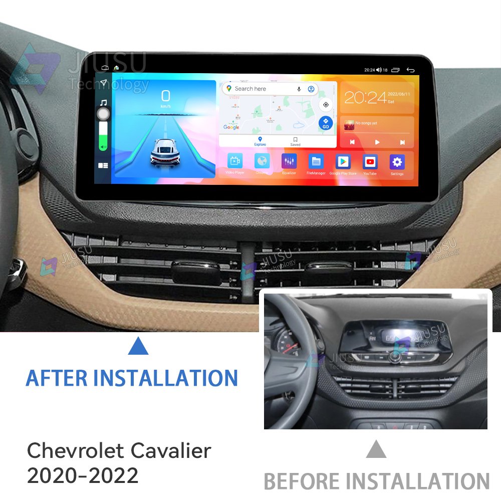 12.3'' Android Car Radio GPS Navigation DVD Player Stereo Multimedia System for Chevrolet Cavalier 2020-2022 with Carplay DSP