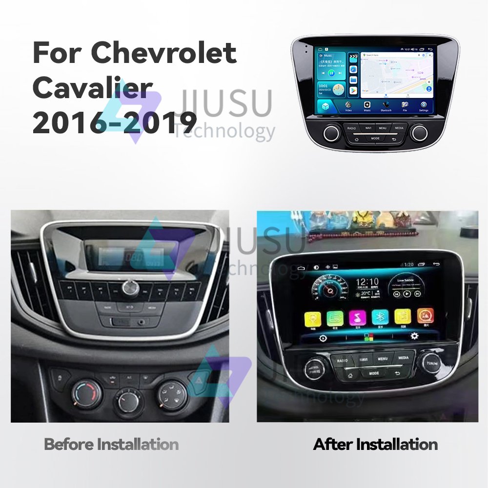 Touch Screen Android 12 Car Radio GPS Navigation DVD Player Stereo Multimedia Audio System for Chevrolet Cavalier 2016-2019