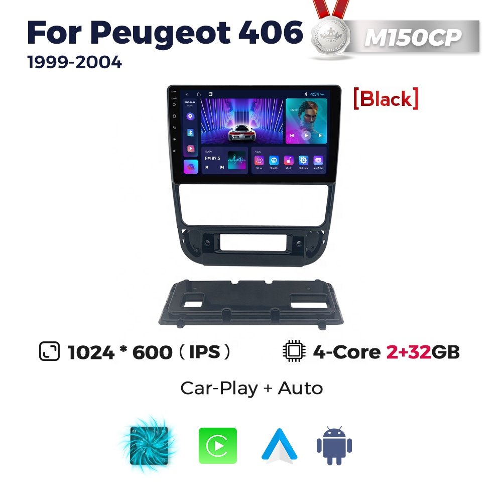 Mekede MS 8-Core 8+256GB IPS Screen DSP RDS CP Car DVD Player video display for Peugeot 406 1999 2004