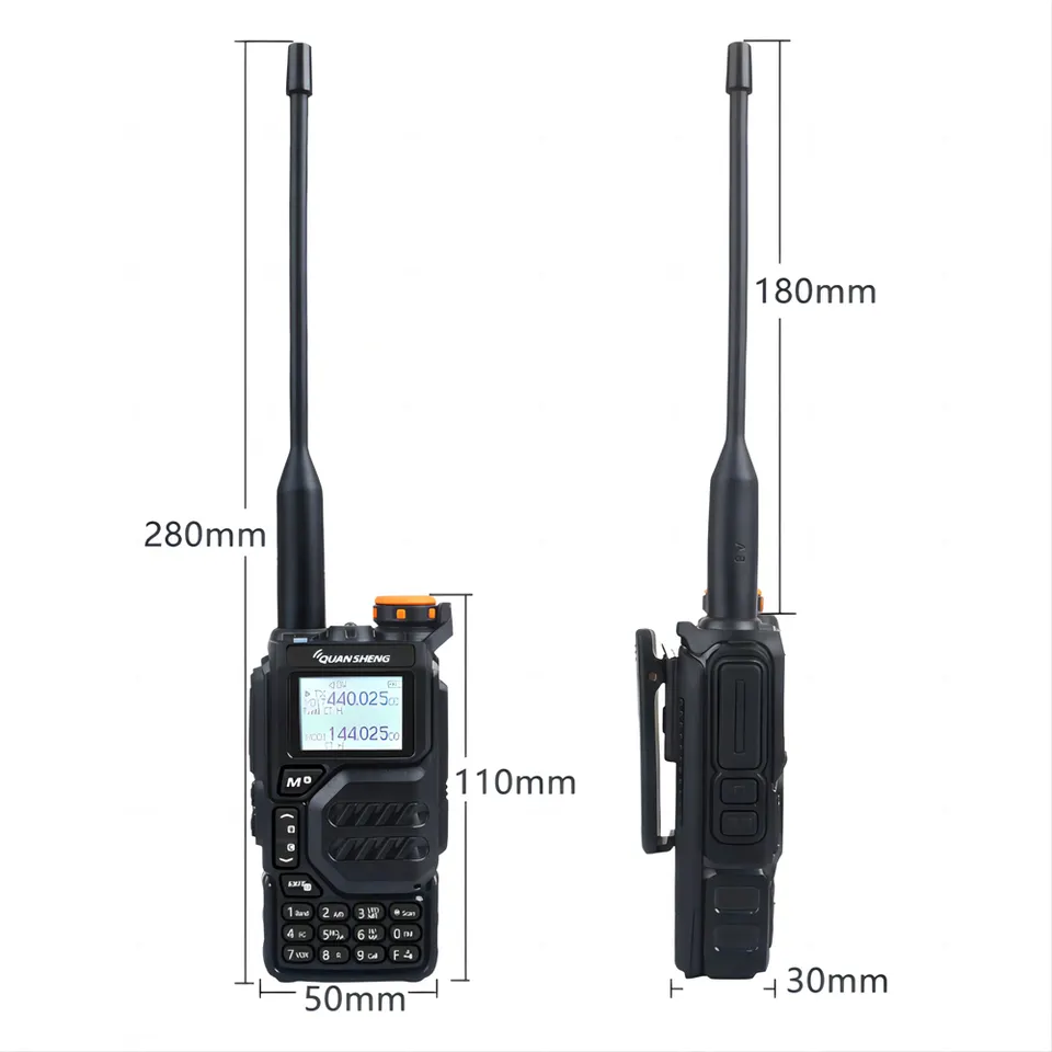 Yuyan K5 VOX Two-way Radio Multi Scan Walkie-talkie Gmrs Radio Two Way Radio Wireless Walkie Talkie with Gps Handheld Bingxin