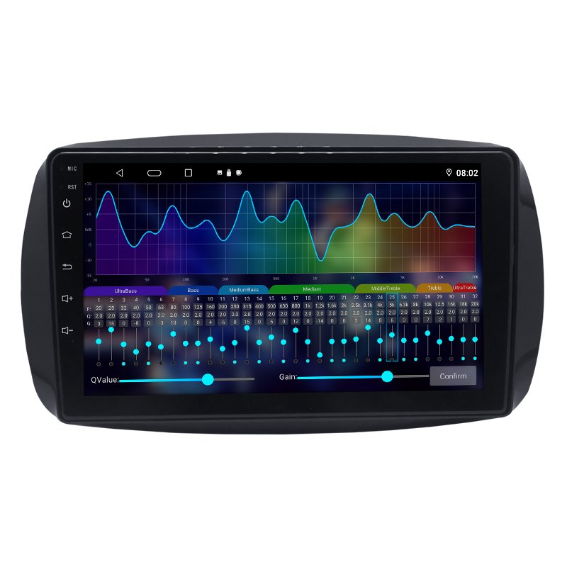 9 inch android 10.0 car dvd player gps navigation radio auto for Benz MERCEDES Smart Fortwo auto carplay