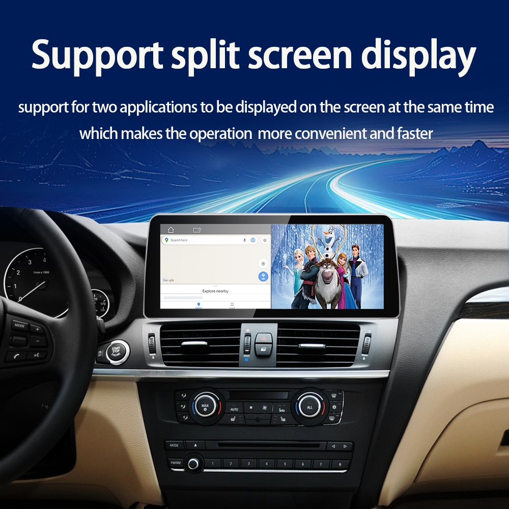 LELV Android 14 Car Radio Wireless Carplay Android Auto Gps Navi Multimedia Player For Bmw X3 F25 X4 F26