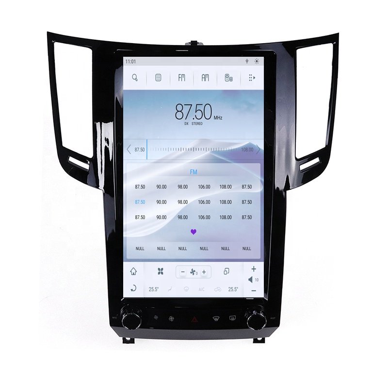 Tesla style Android 11 Car radio for Infiniti QX70 FX35 FX37 FX50 2009-2016 Car Multimedia Player Wireless Carplay 4G