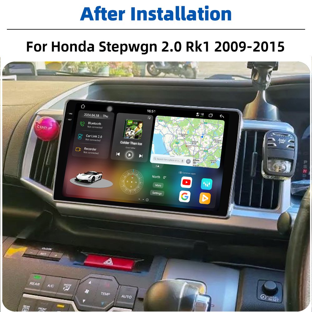 2K Android 13 Car Multimedia System GPS Navigation Auto Stereo DSP CarPlay 2DIN Car Radio For Honda Stepwgn 2.0 Rk 2009-2015