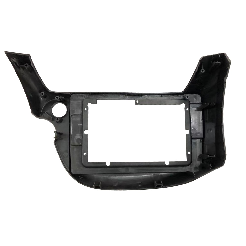 Podofo 10.1" Double Din Dashboard Car Radio Frame Kit ABS Plastic Fascia Frame For For Honda Fit 2008 Car Stereo