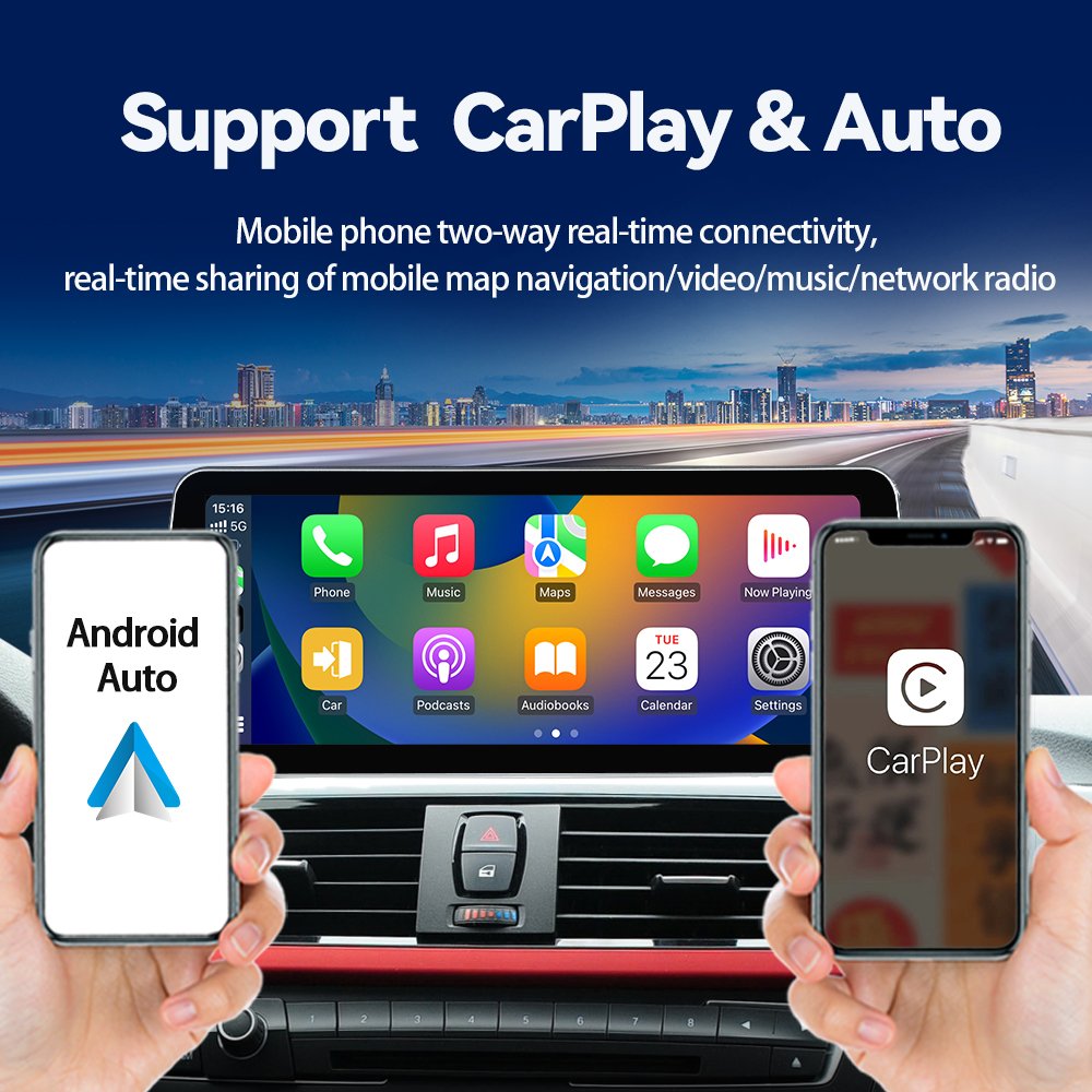 LELV Android 14 12.3" Car Radio For Bmw E90 E91 E92 E93 320i Series 2005-2012 Screen Gps Navigationmultimedia Videoaudio