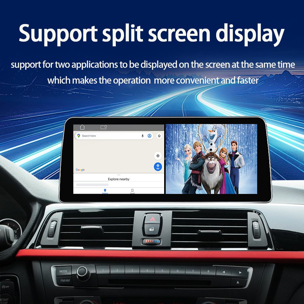 LELV Android 14 12.3" Car Radio For Bmw E90 E91 E92 E93 320i Series 2005-2012 Screen Gps Navigationmultimedia Videoaudio