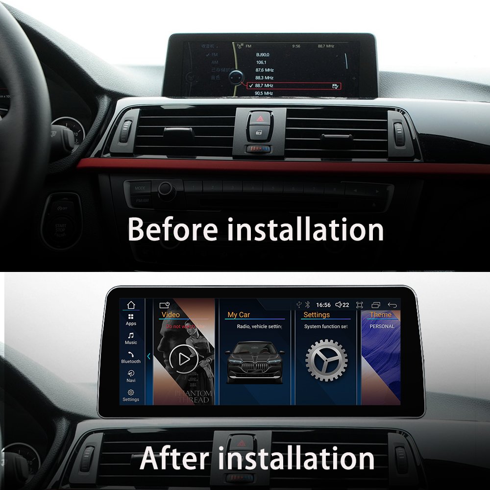 LELV Android 14 12.3" Car Radio For Bmw E90 E91 E92 E93 320i Series 2005-2012 Screen Gps Navigationmultimedia Videoaudio