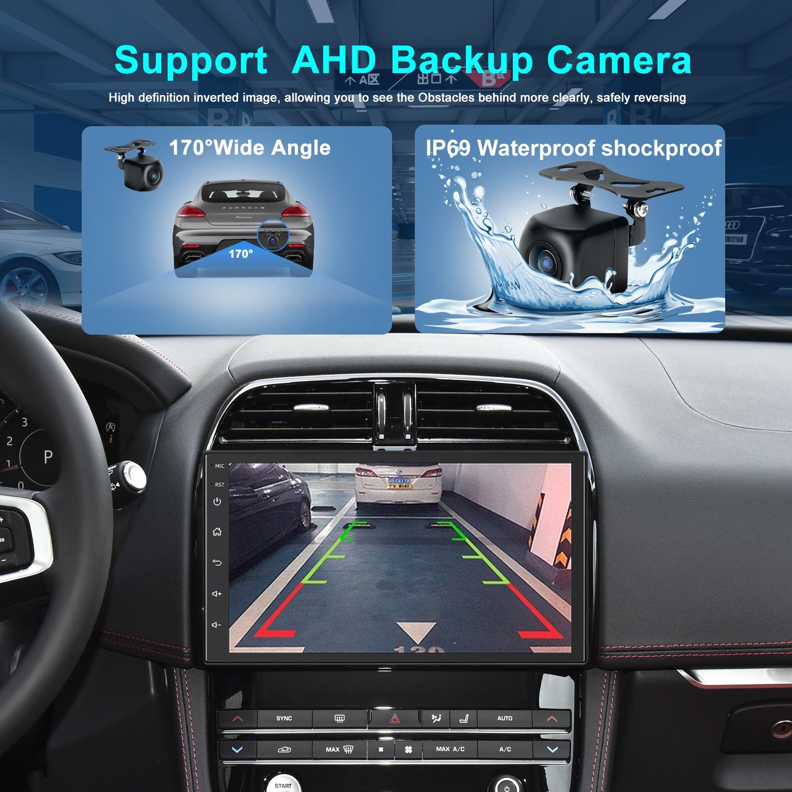 Auto Electronics Car Video 7 inch GPS Navigator Carplay Mirror Link Android Auto Universal Double Din Car Stereo Audio