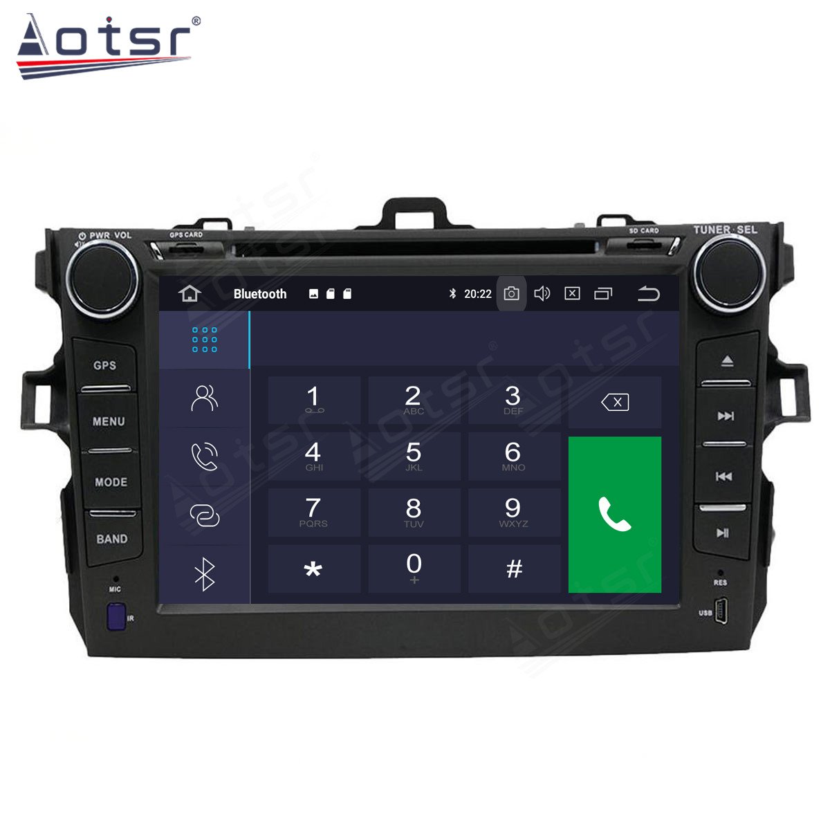 Android Touch Screen Car Video Radio Stereos DVD Player Multimedia System For Toyota Corolla 2007-2013 GPS Navigation