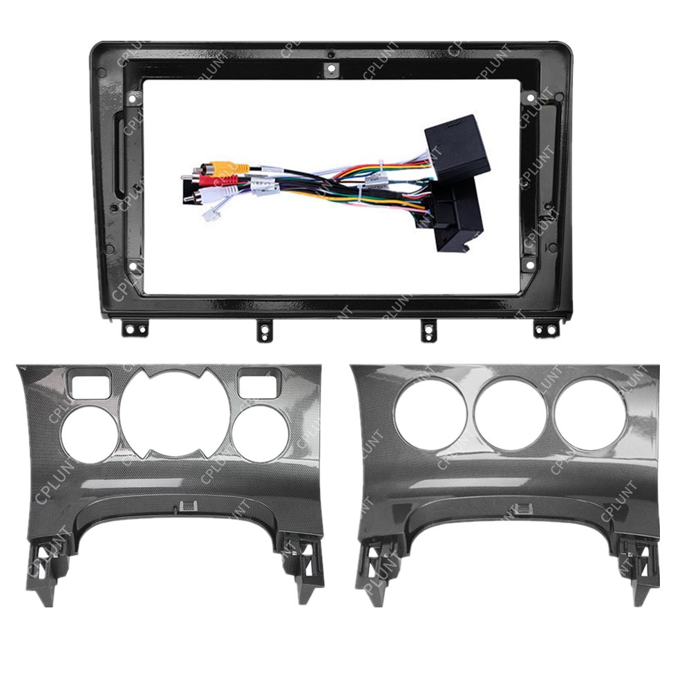 Car DVD Player Frame FOR PEUGEOT 3008 2009-2016 UV Black 9inch screen Android radio Farme stereo
