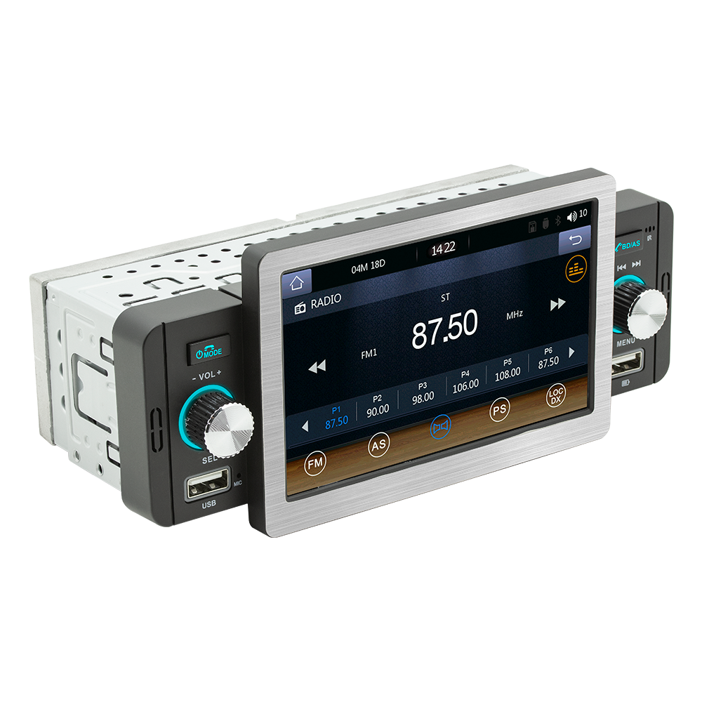 Car Radio 1Din 5Inch MP5 Player CarPlay Android Auto Stereo Bluetooth FM TF/USB Universal Car Multimedia Player