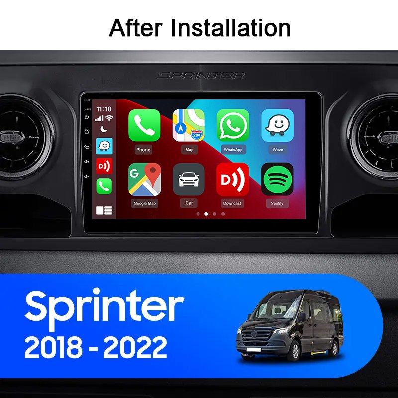 Android Car Multimedia Player for Mercedes Benz Sprinter 2018-2022 Car DVD Radio Stereo Video GPS Carplay Screen Video