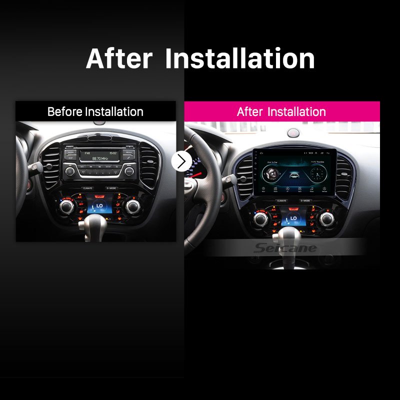 9" Android 11.0 Touchscreen GPS Navigation car stereo Radio support AUX WIFI USB OBD2 SWC Carplay For NISSAN JUKE 2011-2016
