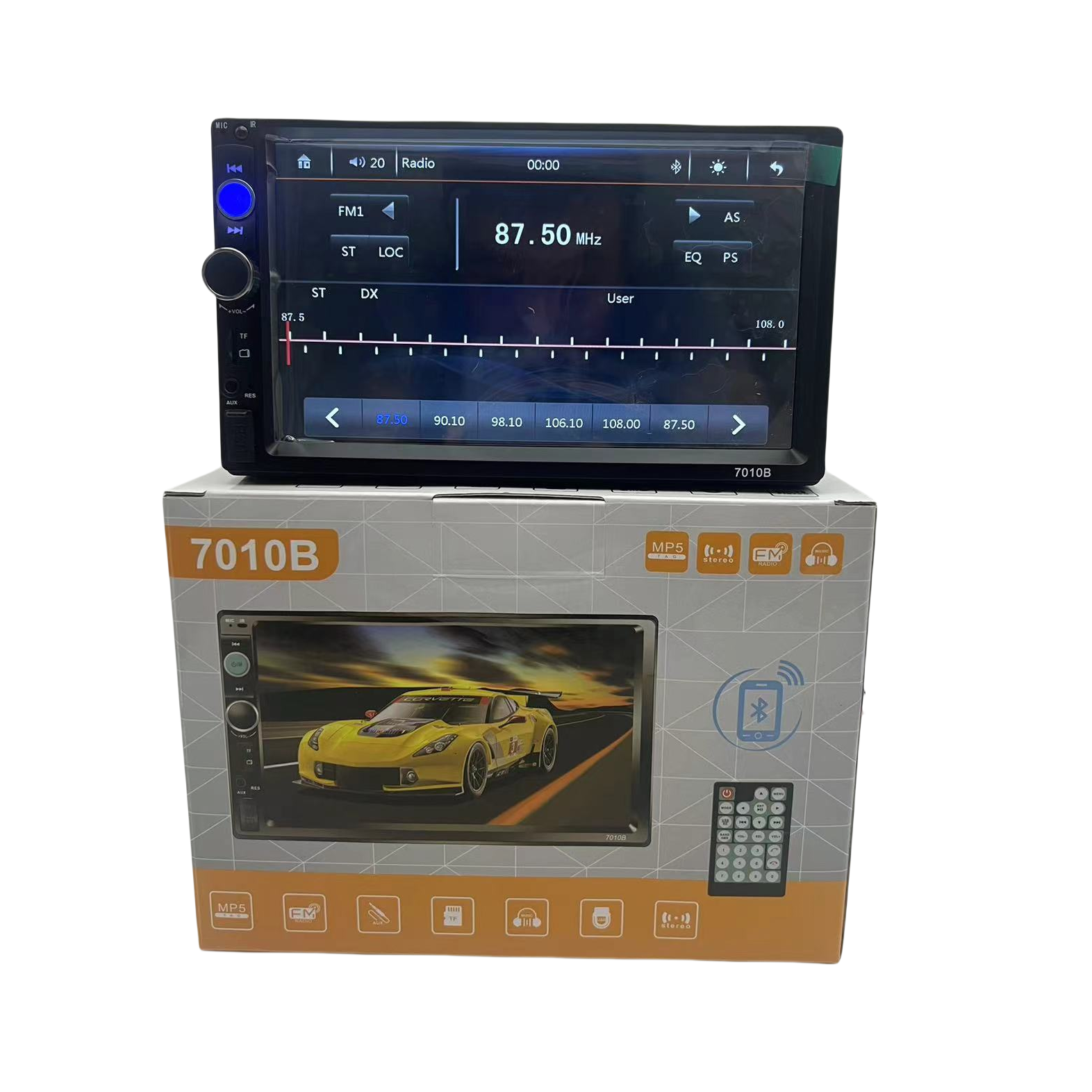 7 Inch Stereo BT Bluetooth TFT Touch Screen Car DVD Player Android Car Radio Universal