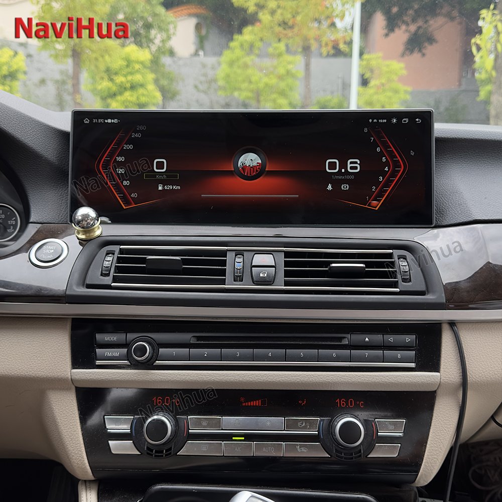 NaviHua For BMW 5 Series F10 Multimedia Android Car Radio Upgrade Digital AC Control Screen Panel Carplay Navigation Head Unit
