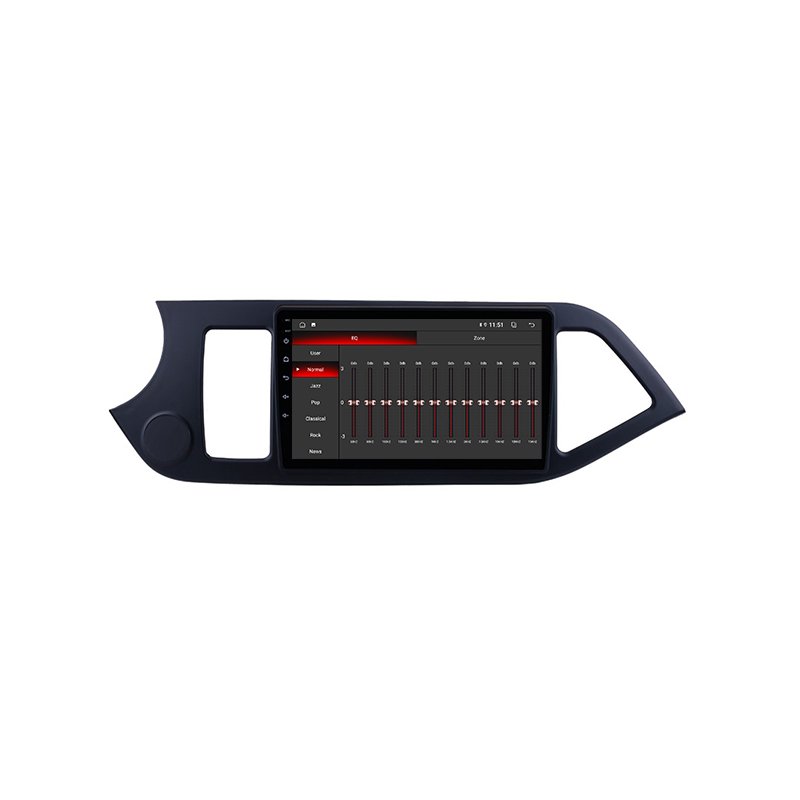 9 inch Android 12.0 MP5 Player Car Head Unit Frame Fit For KIA PICANTO Morning LHD 2011 2012 2013 2014 Stereo Carplay Screen