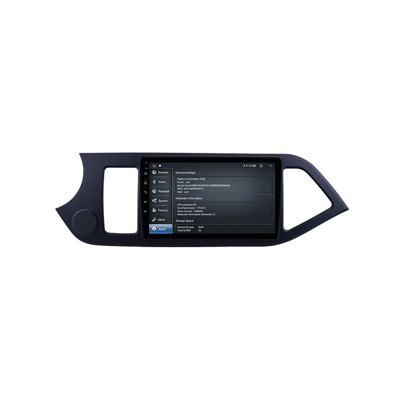 9 inch Android 12.0 MP5 Player Car Head Unit Frame Fit For KIA PICANTO Morning LHD 2011 2012 2013 2014 Stereo Carplay Screen