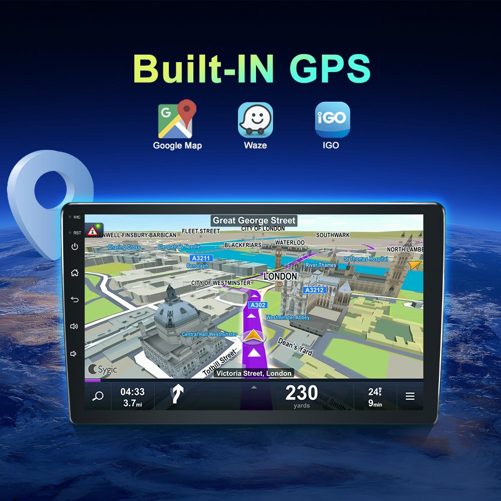 Universal DSP 9inch 2 Din Android 10 Car Multimedia Player Stereo radio GPS Navigation DVD Video Carplay